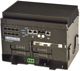Edge server with four U.3 hot-swap SSD with vehicle mounting and DC2DC power supply